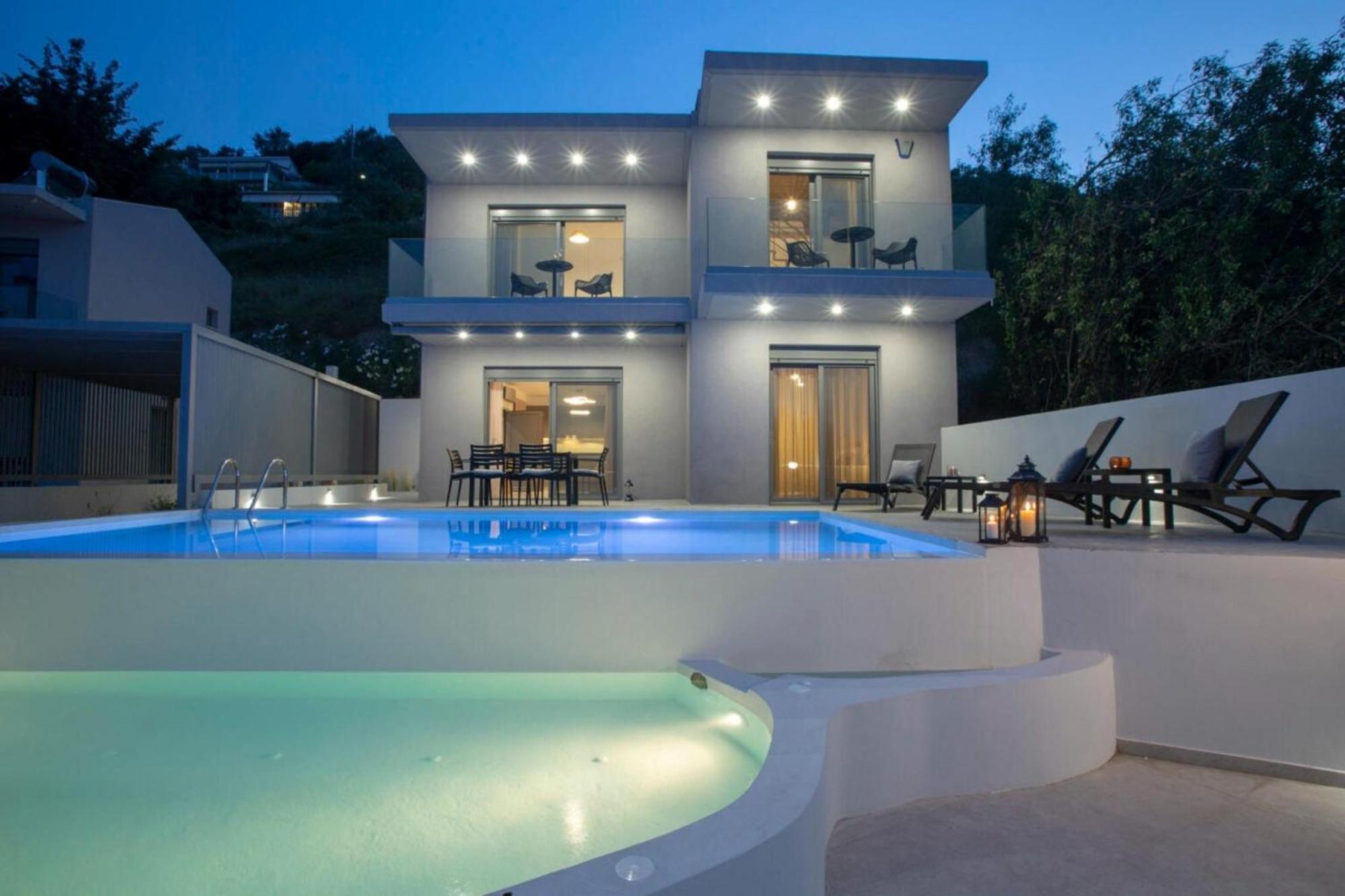Aloft Luxury Villas Lefkada - Heated Pool Apolpaina Exteriér fotografie